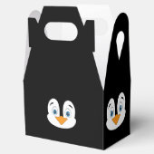 Niedliche Pinguin-Gesichter Geschenkschachtel (Geöffnet)