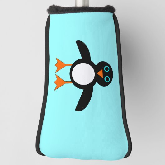 Niedliche Pinguin Golf Putter Cover Golf Headcover (Rotieren 90)