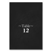 niedliche Pinguin-Hochzeit-Tischnummer Tischnummer (Rückseite)