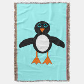 Niedliche Pinguin-Keule Decke (Vorderseite Vertikal)