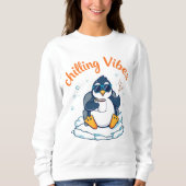 niedliche Pinguin-Kühlpullis schwitzen Shirt (Vorderseite)