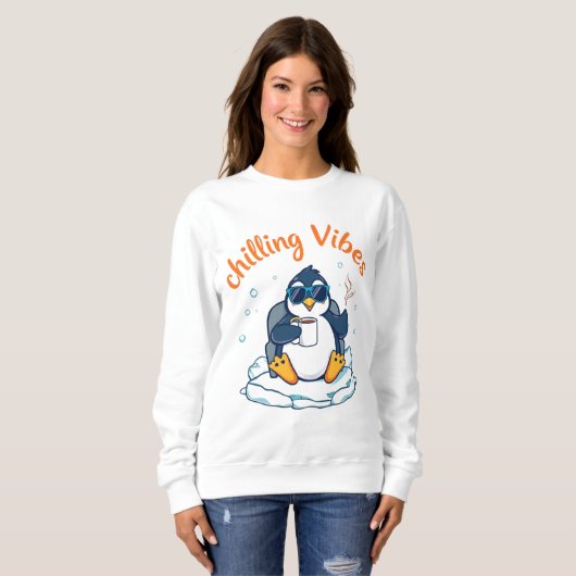 niedliche Pinguin-Kühlpullis schwitzen Shirt (Vorne ganz)