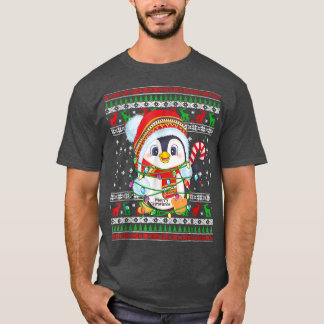 Niedliche Pinguin-Lichter Uganda Weihnachtssüßer f T-Shirt