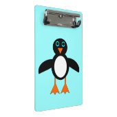 Niedliche Pinguin Mini-Zwischenablage Mini Klemmbrett (Schrägansicht)