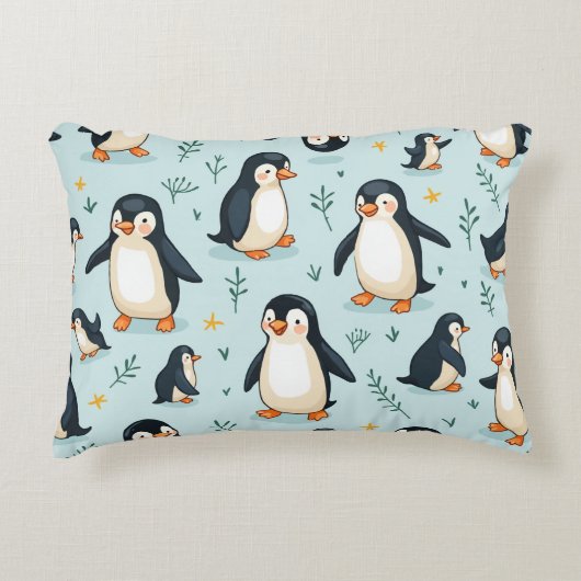 Niedliche Pinguin-Pillow 2 Dekokissen (Vorderseite)
