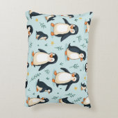 Niedliche Pinguin-Pillow 2 Dekokissen (Rückseite(Vertikal))
