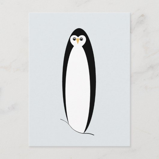 Niedliche Pinguin Postkarte (Vorderseite)