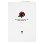 Niedliche Pinguin-Rose Geburtstag (Hinten)