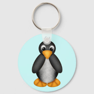 Niedliche Pinguin-Schlüsselkette - Individuell Schlüsselanhänger