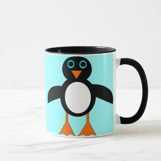 Niedliche Pinguin-Tasse Tasse (Rechts)