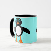 Niedliche Pinguin-Tasse Tasse (Vorderseite Links)