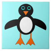 Niedliche Pinguin Tile Fliese (Vorderseite)