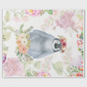 Niedliche Pinguin-Tochter Geburtstagsgeschenk, Lie Geschenkpapier (Flach)