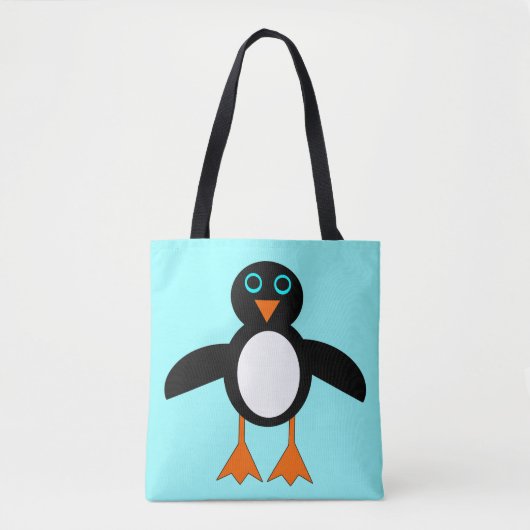 Niedliche Pinguin-Tote-Tasche Tasche (Vorderseite)