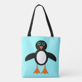 Niedliche Pinguin-Tote-Tasche Tasche (Rückseite)