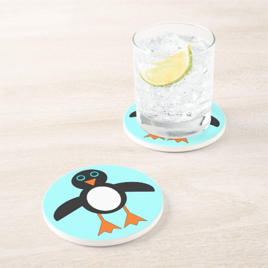Niedliche Pinguin-Untersetzer Untersetzer (Seite)