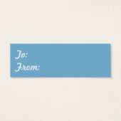 Niedliche Pinguin Weihnachtsgeschenkmarken (Rückseite)