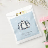 Niedliche Pinguin Winter Babydusche Geschenktütchen (Versiegelt)