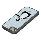 Niedliche Pinguin Winterschneebild Case-Mate iPhone Hülle (Unterseite)