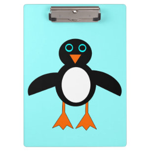 Niedliche Pinguin-Zwischenablage Klemmbrett