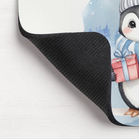 Niedliche Pinguine 2 Mousepad (Ecke)