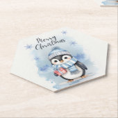 Niedliche Pinguine 2 Untersetzer (angewinkelt)