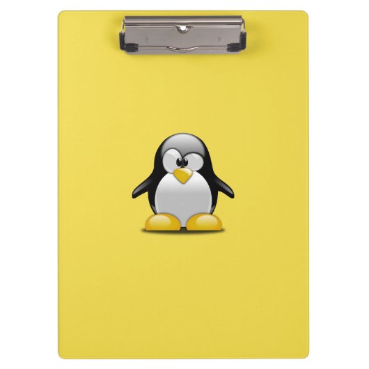 Niedliche Pinguine anpassen Klemmbrett (Vorderseite)
