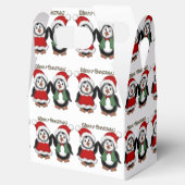 Niedliche Pinguine Frohe Weihnachtsgeschenk Box Geschenkschachtel (Geöffnet)