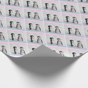 Niedliche Pinguine Geschenkpapier