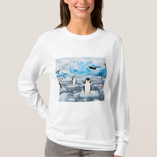 niedliche Pinguine im Antarktis T-Shirt