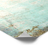 Niedliche Pinguine in Winterskarven und Hasen Poster (Ecke)