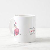 Niedliche Pinguine - kundenspezifische Coffee-Tass Kaffeetasse (Vorderseite Links)