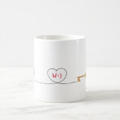 Niedliche Pinguine - kundenspezifische Coffee-Tass Kaffeetasse (Mittel)