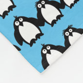 Niedliche Pinguine Muster Fleecedecke (Ecke)