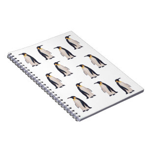 Niedliche Pinguine Muster Notizblock