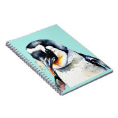 Niedliche Pinguine Notizblock (Rechte Seite)