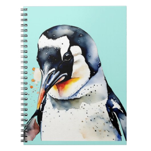 Niedliche Pinguine Notizblock (Vorderseite)