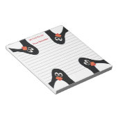 niedliche Pinguine Notizblock (angewinkelt)