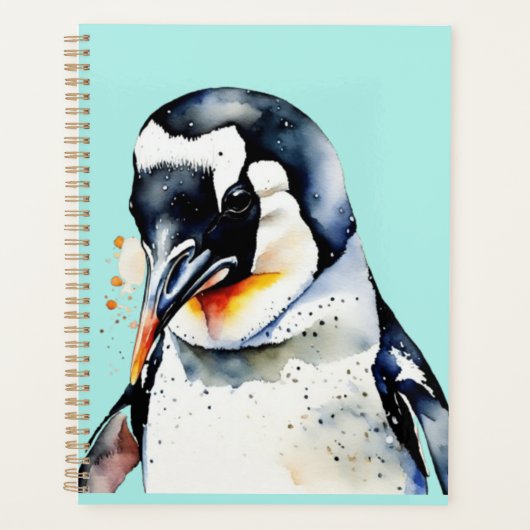 Niedliche Pinguine Planer (Vorderseite)