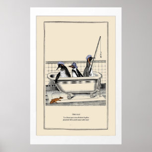 Niedliche Pinguine Poster