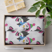 Niedliche Pinguine Seidenpapier (Geschenk)