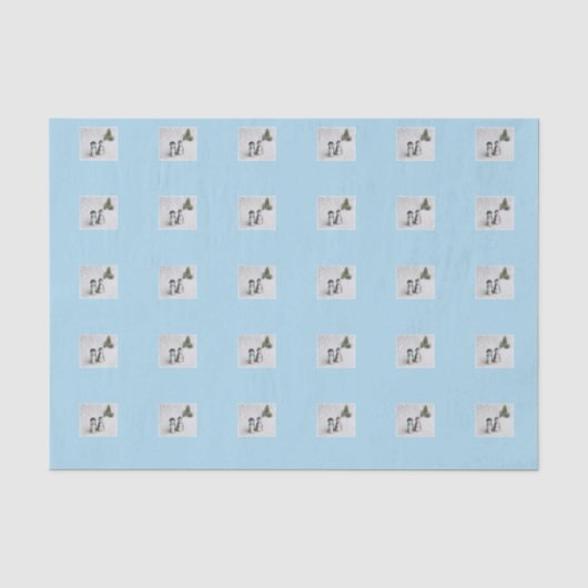 Niedliche Pinguine Seidenpapier (Vorderseite)