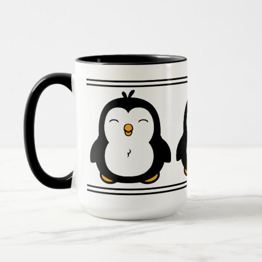 Niedliche Pinguine Tasse (Links)