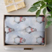 Niedliche Pinguine Weihnachten Seidenpapier (Geschenk)