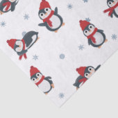 Niedliche Pinguine Wintervögel Arktische Tiere Seidenpapier (Ausschnitt)