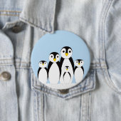 Niedliche Pinguinfamilie Button (Beispiel)