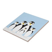 Niedliche Pinguinfamilie Fliese (Seite)