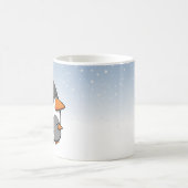 Niedliche Pinguinfamilie Kaffeetasse (Mittel)