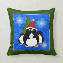 Niedliche Pinguinfamilie