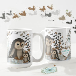 Niedliche Pinguinfamilie Tasse